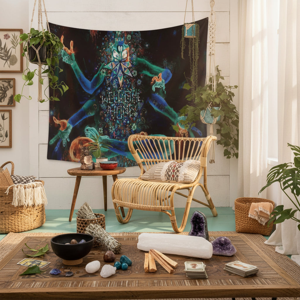 DMT Abstract Tapestry