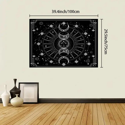 Psychedelic Moon Mandala Tapestry Sorceress Sanctuary