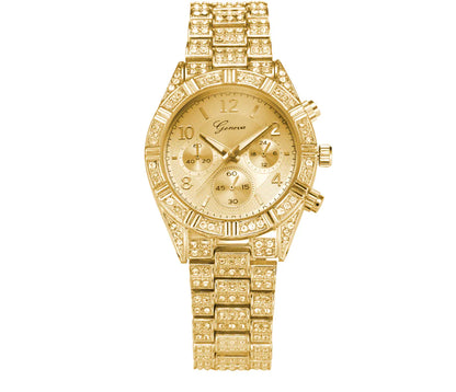 Crystal Quartz Analog Wrist Watch
