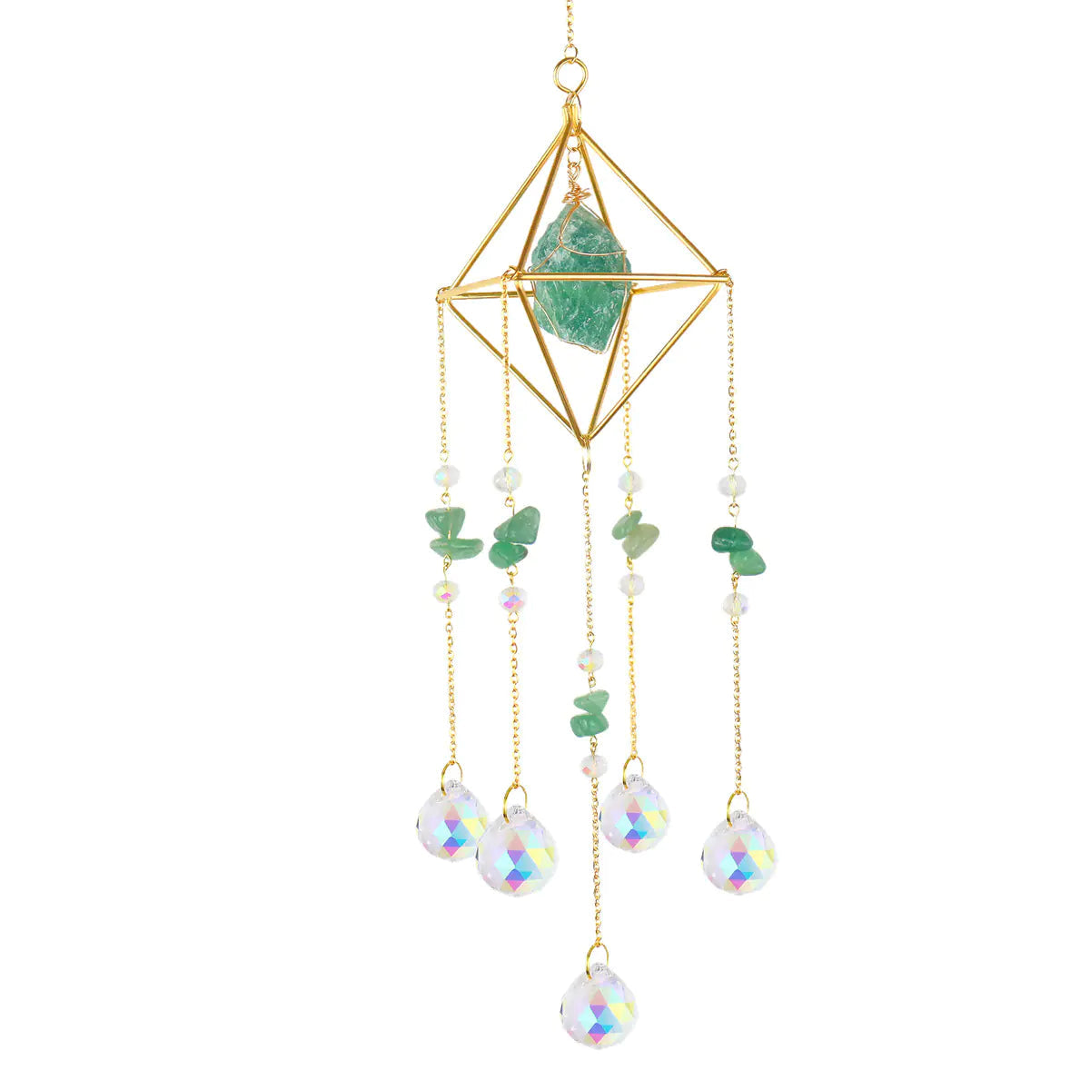Natural Crystal Wind Chime Sorceress Sanctuary