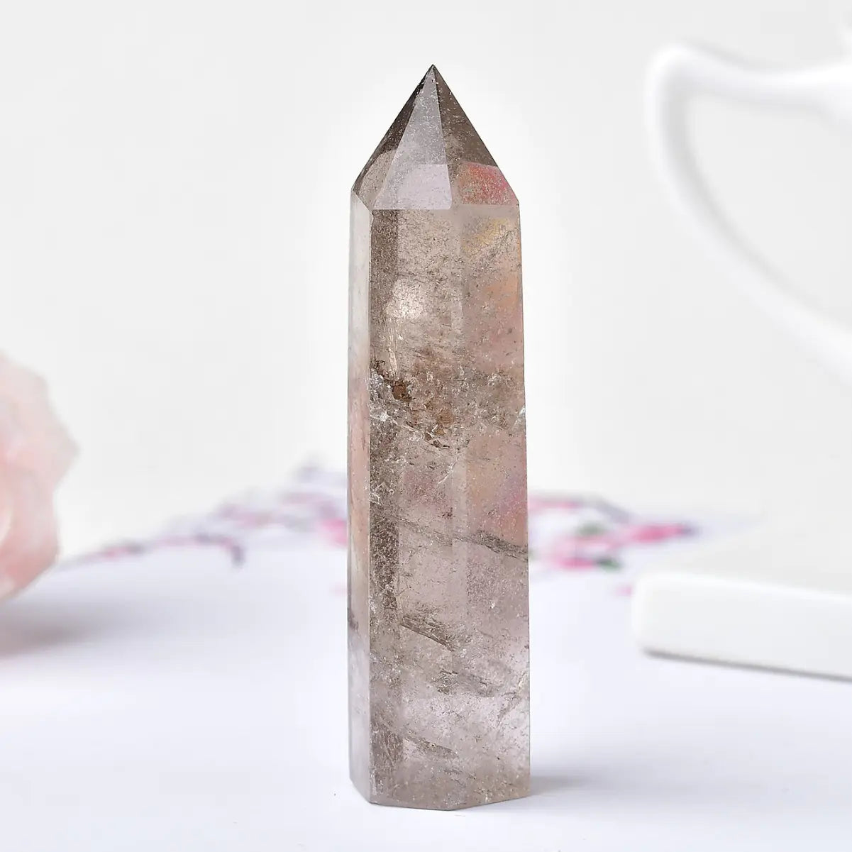 Natural Crystal | Tea Quartz Pillar