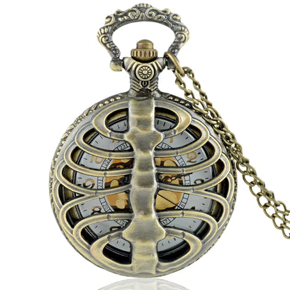Vintage Hollow Rib Pocket Watch