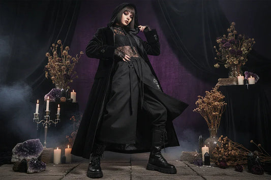 Baggy Wiccan Pants - Sorceress Sanctuary Black / L-Black / M-Black / XL