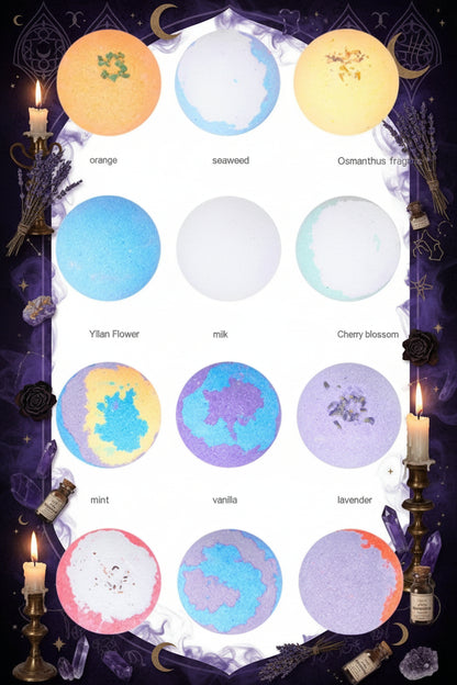 Bath Bombs Set - Sorceress Sanctuary New 50gX8pcs / 12pc