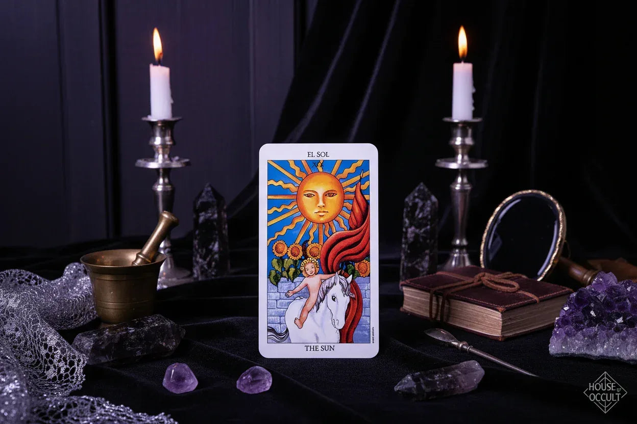 Bilingual Tarot Cards - Sorceress Sanctuary Blue