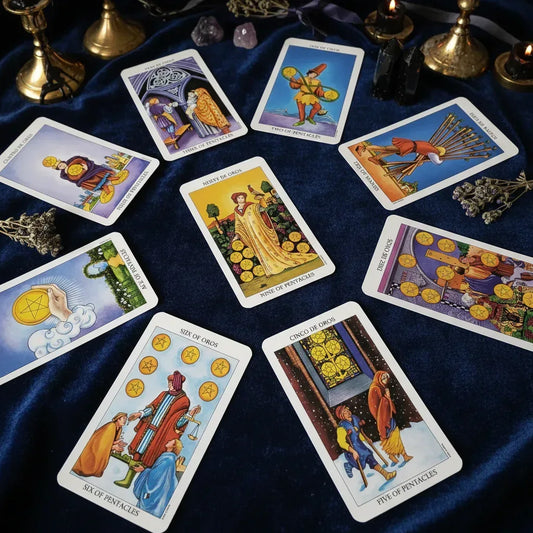 Bilingual Tarot Cards - Sorceress Sanctuary Blue