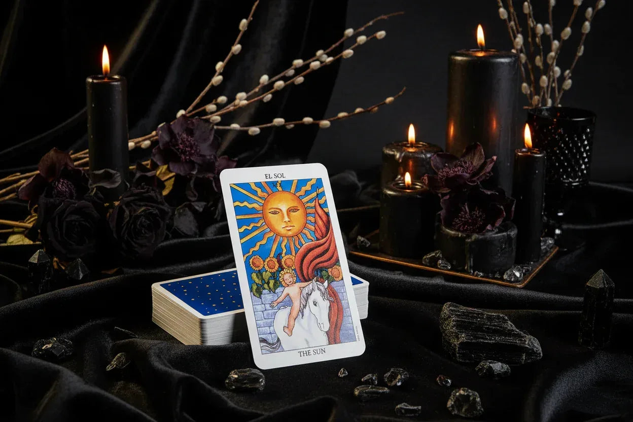 Bilingual Tarot Cards - Sorceress Sanctuary Blue