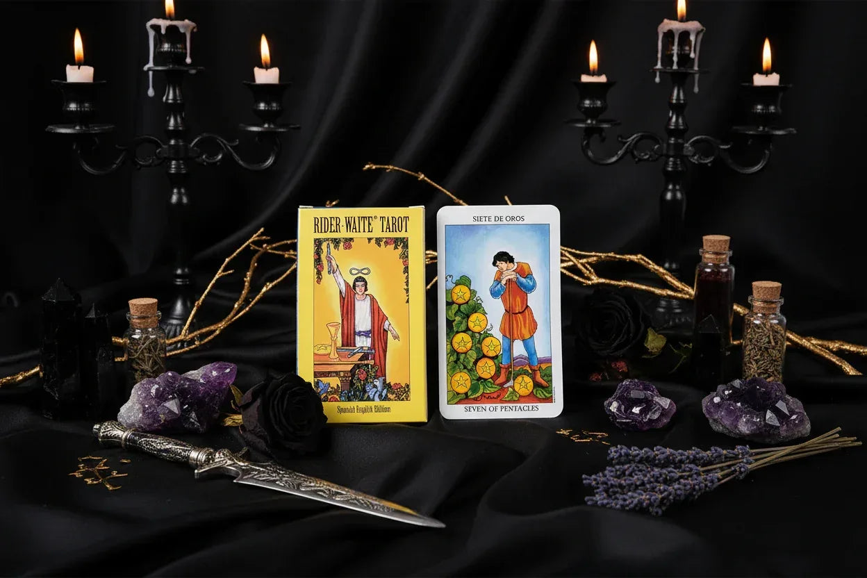 Bilingual Tarot Cards - Sorceress Sanctuary Blue