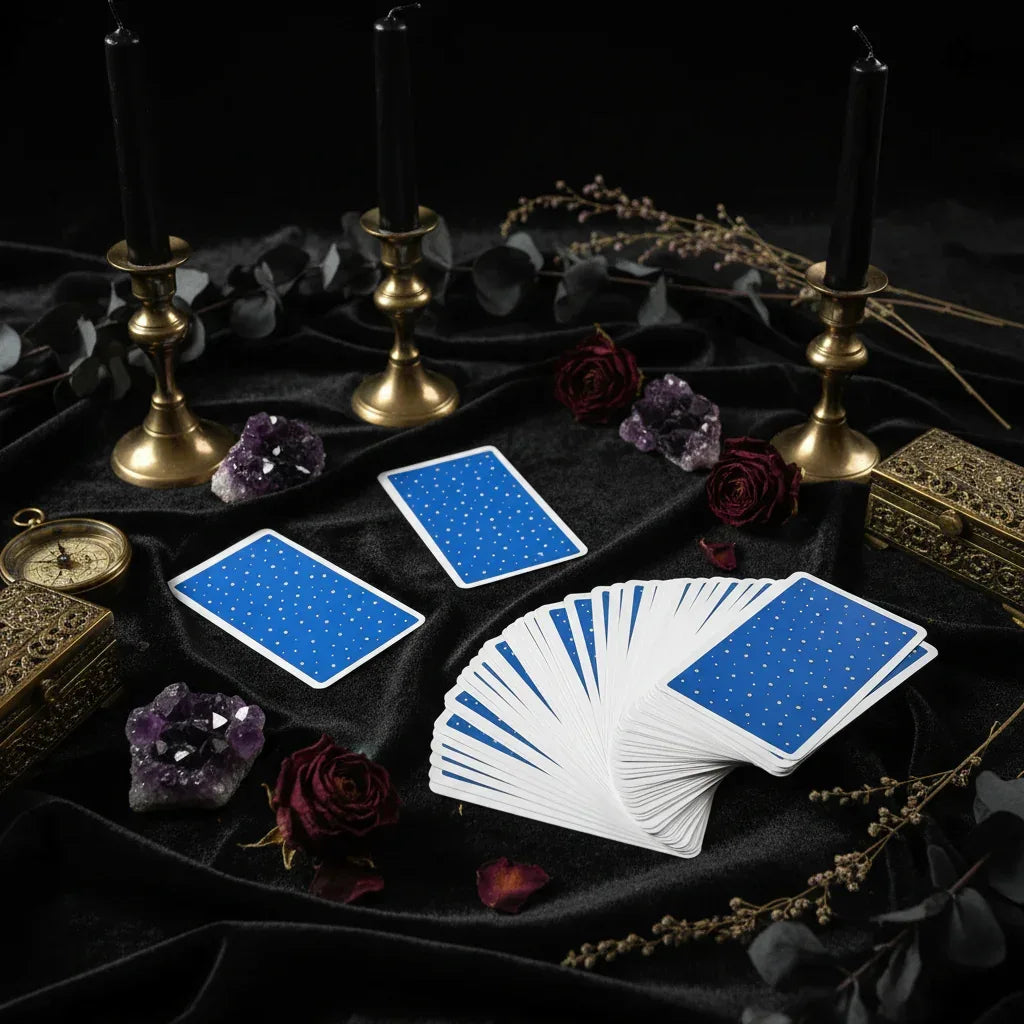 Bilingual Tarot Cards - Sorceress Sanctuary Blue