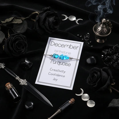 Birthstone Bracelet - Sorceress Sanctuary January-February-March-April-May
