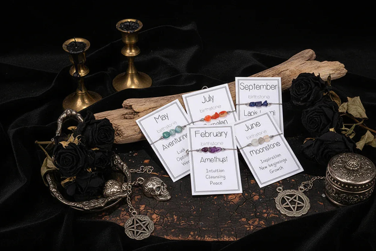 Birthstone Bracelet - Sorceress Sanctuary January-February-March-April-May