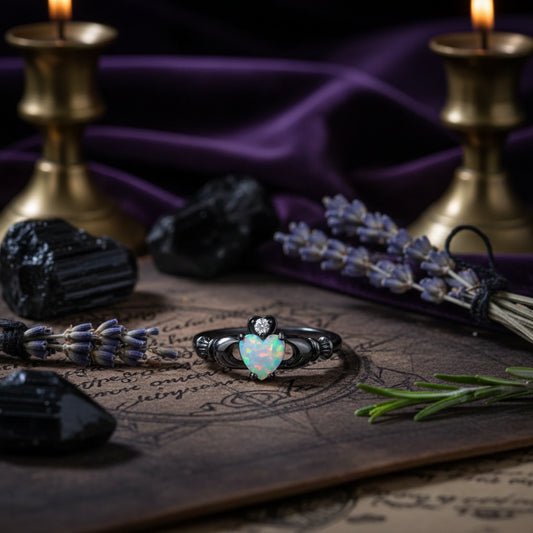 Black Heart Ring - Sorceress Sanctuary 6-7-8-9-10