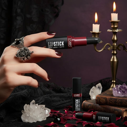 Black Matte Lipstick - Sorceress Sanctuary Black / 1pc