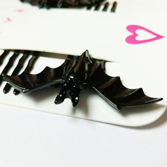 Black Bat Hairpin