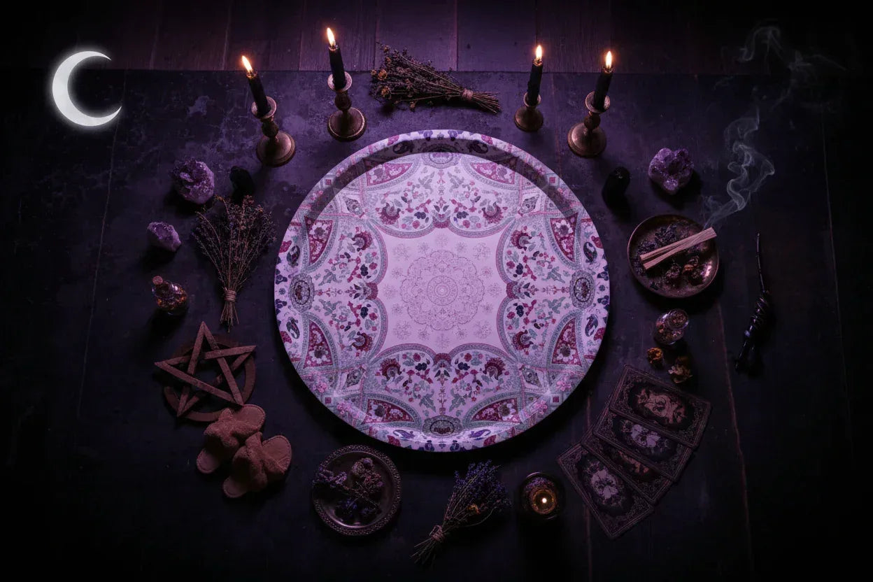 Bohemian Mystic Rug - Sorceress Sanctuary Shape 1 / 100cm*100cm-Shape 2 / 100cm*100cm