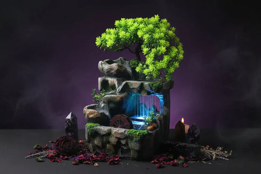 Bonsai Water Fountain - Sorceress Sanctuary European standard-American Standard 110V-British standard (with adapter)-Australian regulations (with adapter)