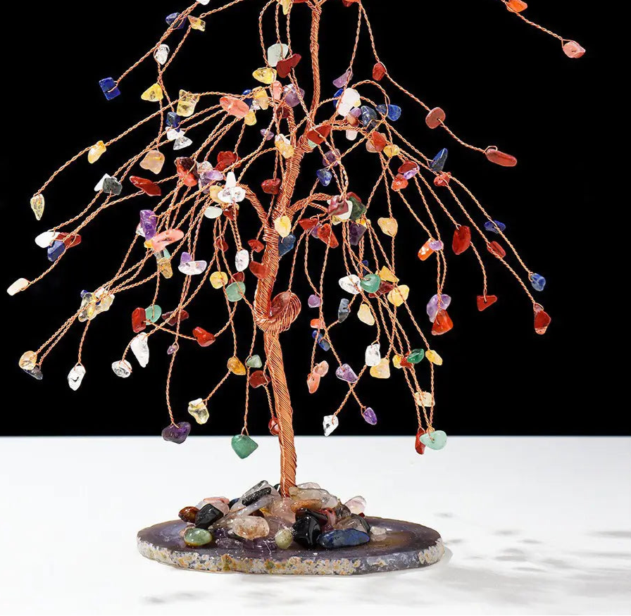 Natural Crystal Tree |  Amethyst Base Sorceress Sanctuary