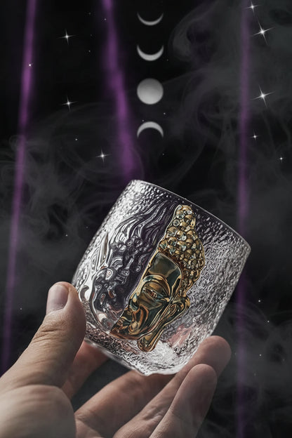 Buddha Devil Goblet - Sorceress Sanctuary Transparent-Frosted-Golden