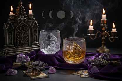 Buddha Devil Goblet - Sorceress Sanctuary Transparent-Frosted-Golden
