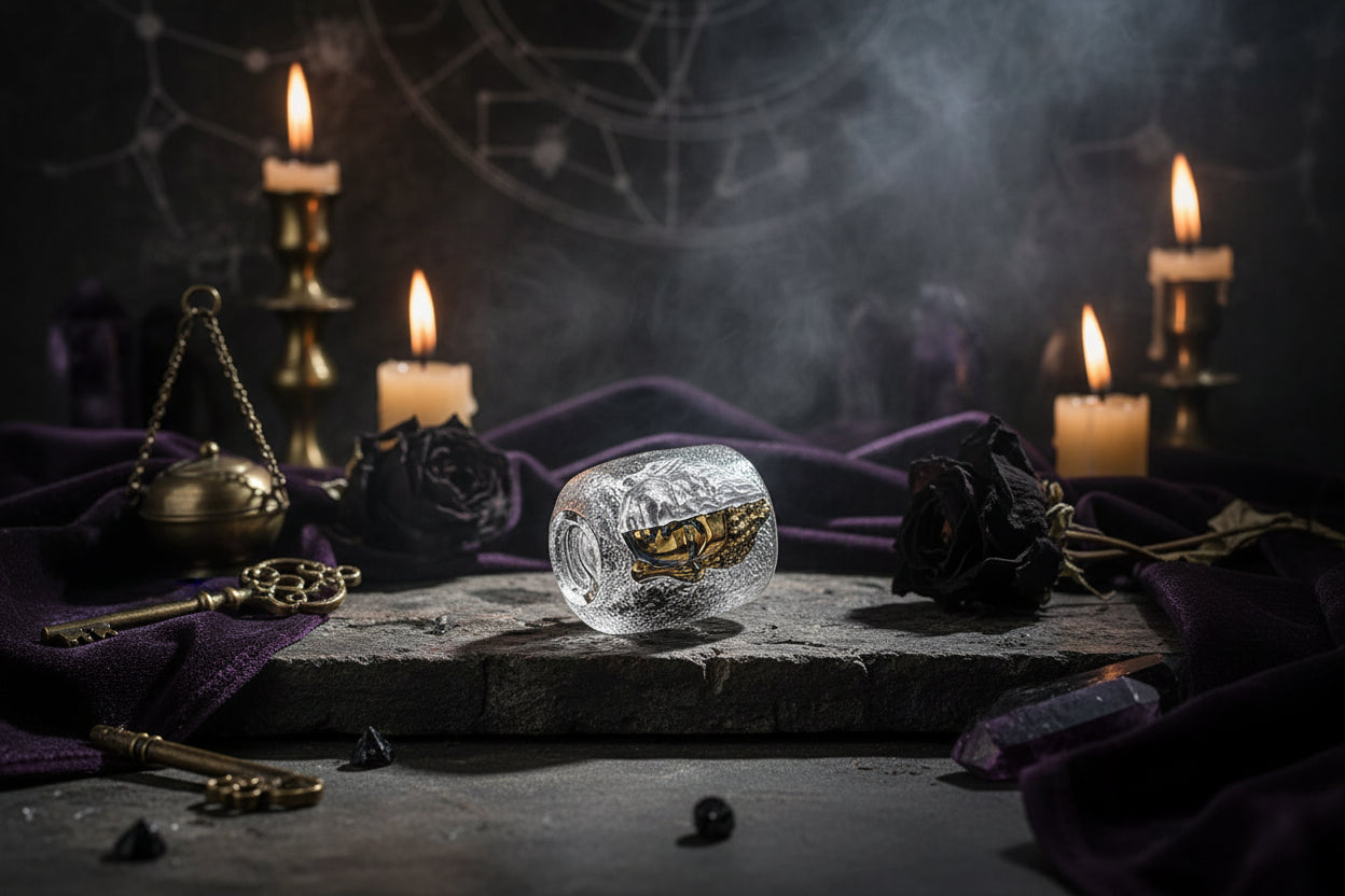 Buddha Devil Goblet - Sorceress Sanctuary Transparent-Frosted-Golden