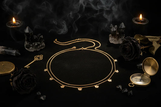 Butterfly Waist Chain - Sorceress Sanctuary Gold-White