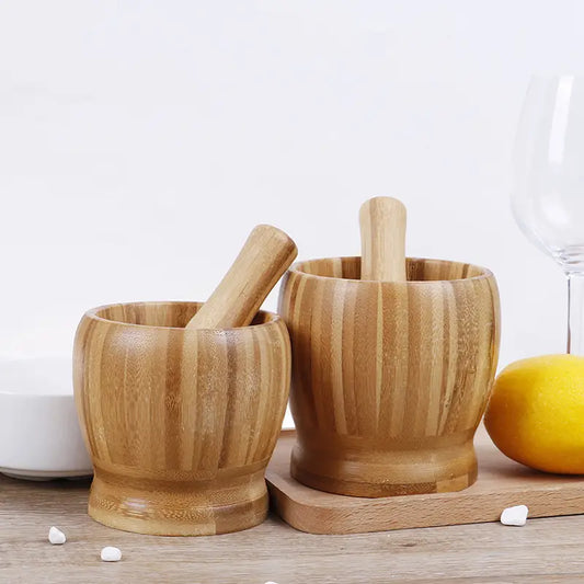 Witch’s Mill | Wooden Mortar & Pestle Set
