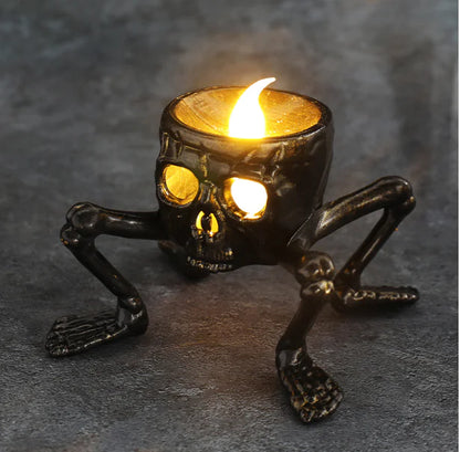 Haunted LED Candle Lantern
