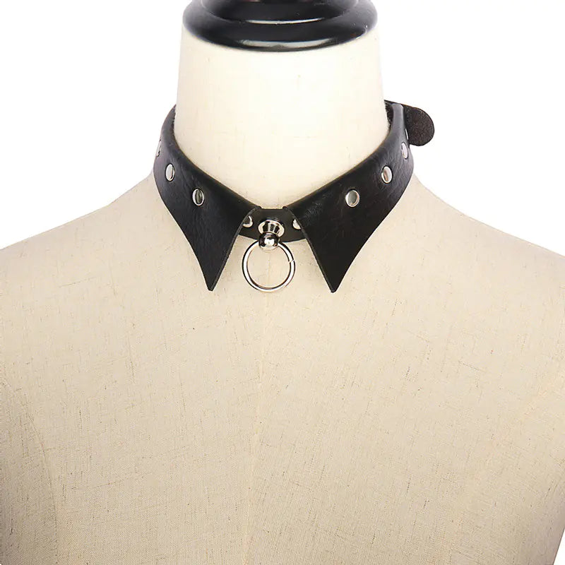 Punk Gothic Leather Choker