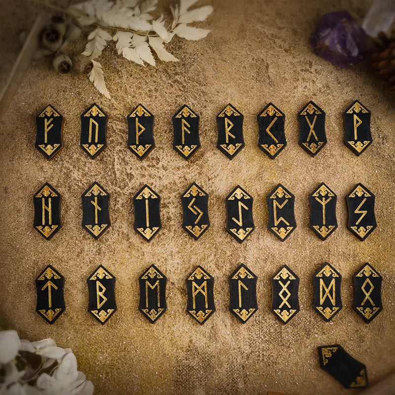 Woodcut Rune Set Sorceress Sanctuary