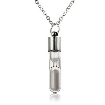 Glowing Hourglass | Crystal Necklace