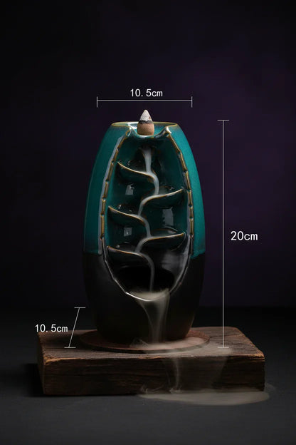 Cascading Incense Holder - Sorceress Sanctuary Blue / S-8*13cm-Blue / M-10.5*20cm-Yellow / M-10.5*20cm-Yellow / S-8*13cm