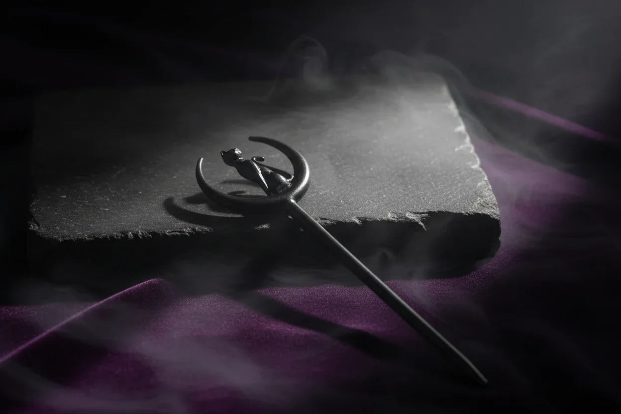 Cat Moon Wand - Sorceress Sanctuary Default Title