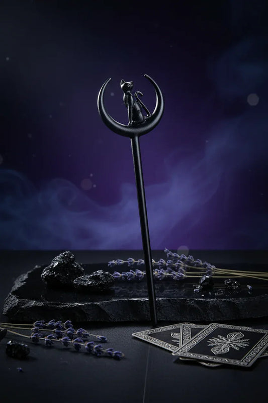 Cat Moon Wand - Sorceress Sanctuary Default Title