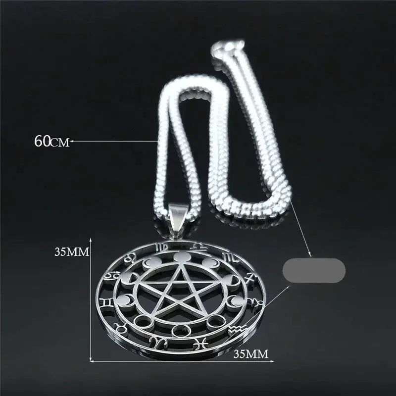 Celestial Necklace - Sorceress Sanctuary Silver 60cm-Gold 60cm-Black 60cm