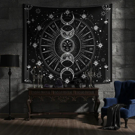 Celestial Tapestry - Sorceress Sanctuary 29.5ʺL X 39.4ʺW-51.2ʺL X 59.1ʺW-59.1ʺL X 59.1ʺW-70.9ʺL X 92.5ʺW