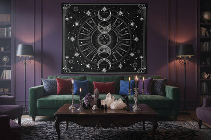 Celestial Tapestry - Sorceress Sanctuary 29.5ʺL X 39.4ʺW-51.2ʺL X 59.1ʺW-59.1ʺL X 59.1ʺW-70.9ʺL X 92.5ʺW