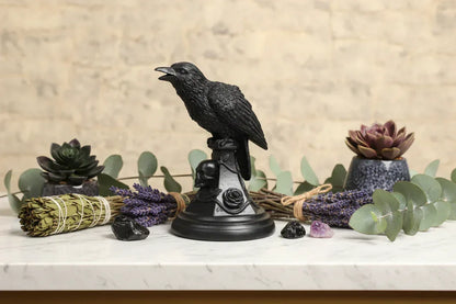 Ceremonial Candle Holders - Sorceress Sanctuary Owl-Crow