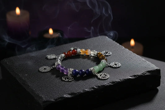 Chakra Charm Bracelet - Sorceress Sanctuary Colorful