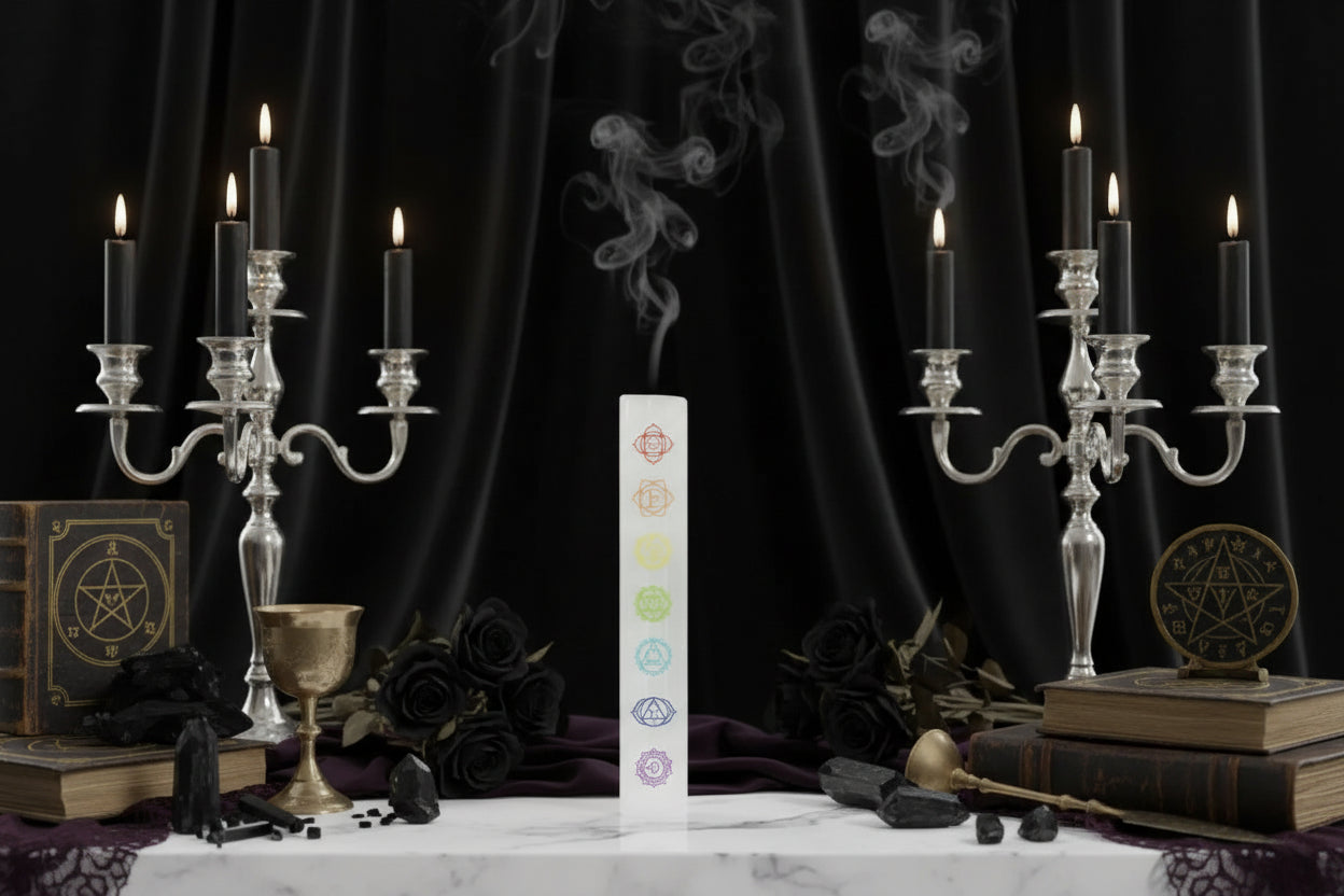 Chakra Energy Stick - Sorceress Sanctuary Crystal Plaster Strip / 18X3X15CM-Crystal Plaster Strip / 23X4X12CM
