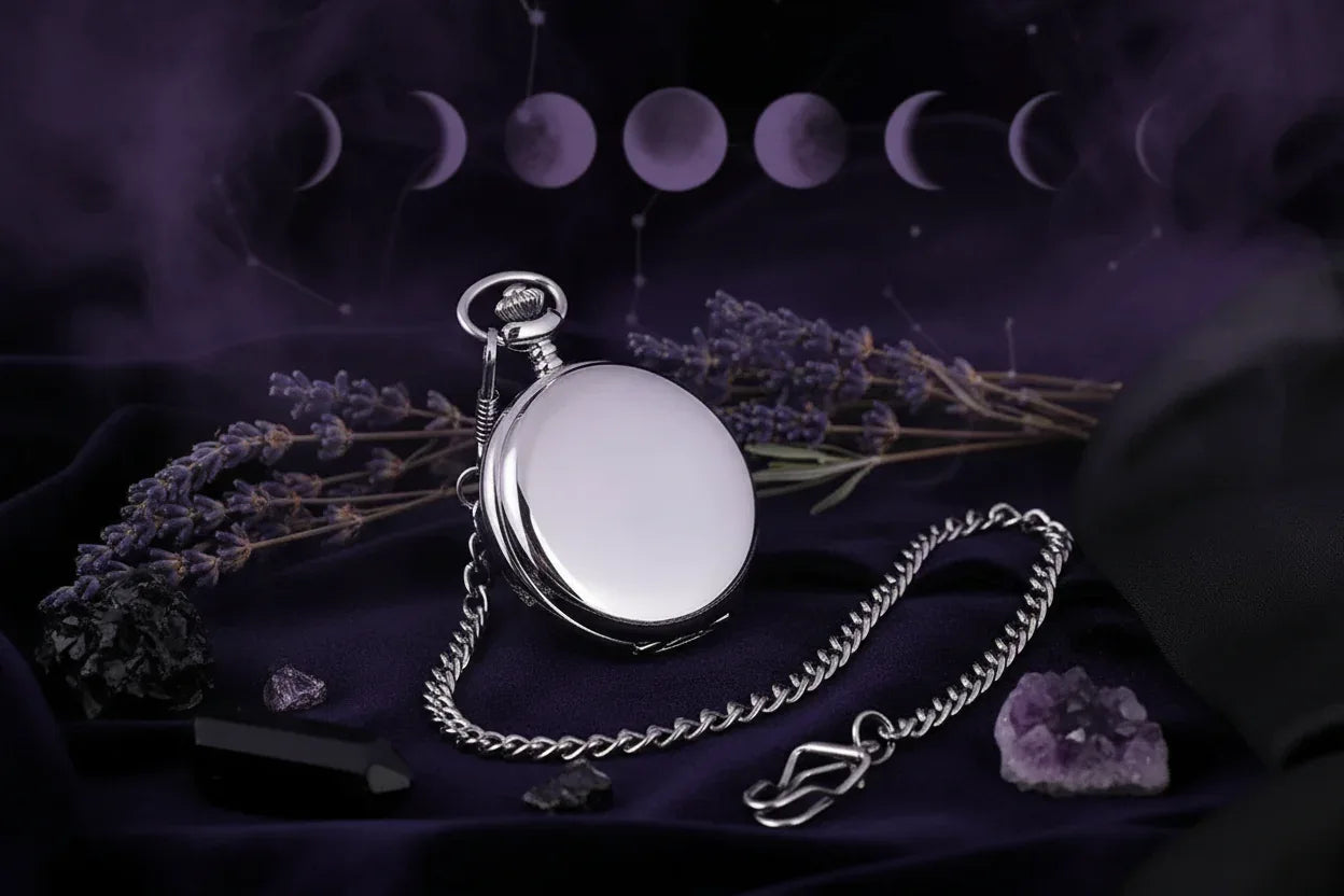 Classic Pocket Watch - Sorceress Sanctuary Silver-Gold-Black-Bronze