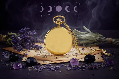 Classic Pocket Watch - Sorceress Sanctuary Silver-Gold-Black-Bronze