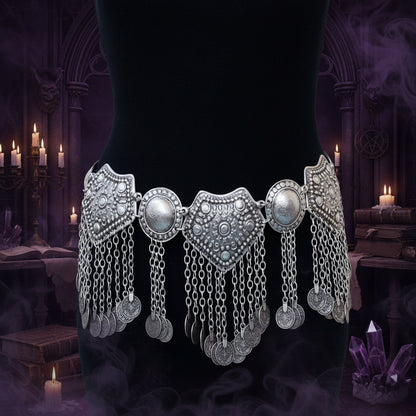 Coin Waist Chain - Sorceress Sanctuary blue-black