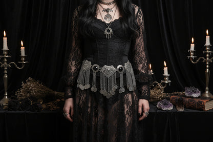 Coin Waist Chain - Sorceress Sanctuary blue-black