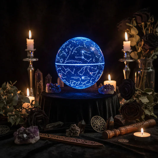 Constellation Moon Lamp - Sorceress Sanctuary Black (USB)