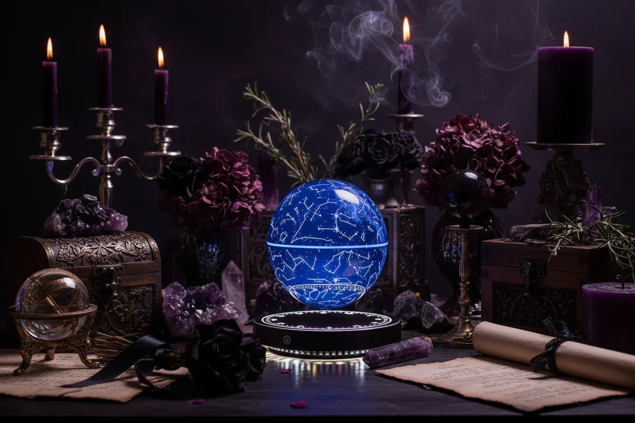 Constellation Moon Lamp - Sorceress Sanctuary Black (USB)