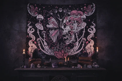 Cosmic Butterfly Tapestry - Sorceress Sanctuary 51.2inch*59.1inch-59.1inch*78.7inch