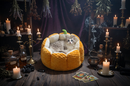 Cozy Pumpkin Bed - Sorceress Sanctuary Small-Medium