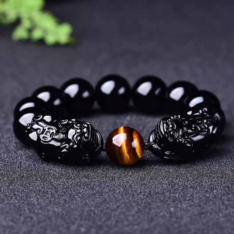 Obsidian Wealth Bracelet