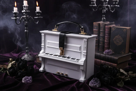 Cross Piano Bag - Sorceress Sanctuary Black-Green-White-Blue-Wine Red