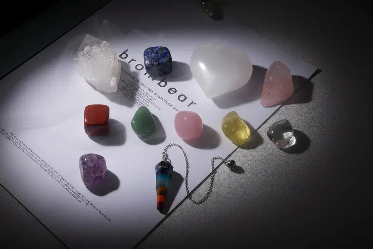 Crystal Healing Box (11 Pieces) - Sorceress Sanctuary natural